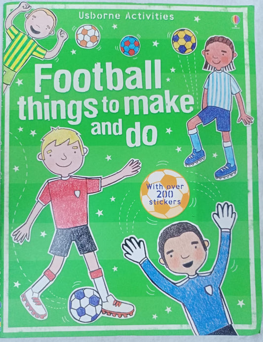 FOOTBALL THING TO MAKE AND DO (USBORNE)